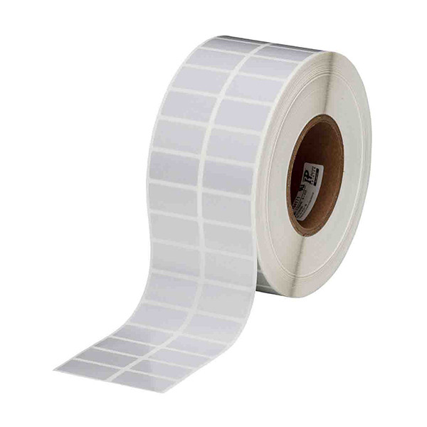 Brady THT-6-413-10 étiquettes en polyester 38,10 x 19,05 mm (d'origine) - argent mat THT-6-413-10 147638 - 1