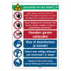 Brady waarschuwingssticker veiligheid op werk 3 (1 stuk) 147908 - 1