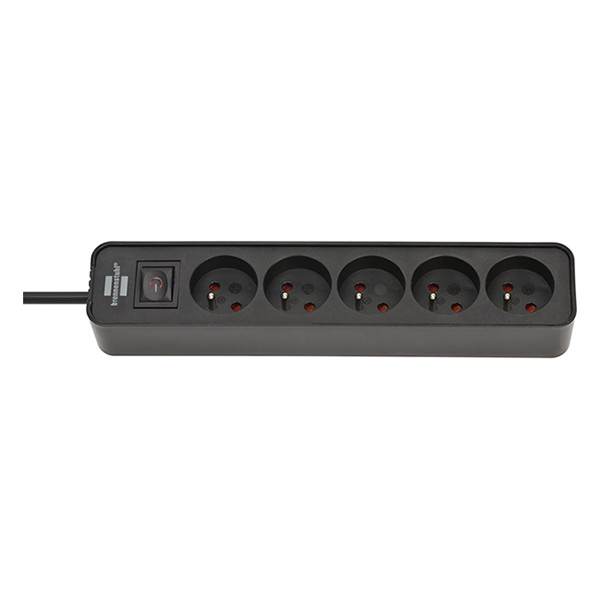 Brennenstuhl Brennerstuhl Ecolor multiprise 5 prises avec interrupteur (1,5 mètre) - noir 1153254000 404177 - 1