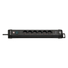 Brennerstuhl Premium-Line multiprise 6 prises et USB (3 mètres) - noir 404180 - 1