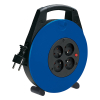 Brennerstuhl Vario Line enrouleur de câble 4 prises (5 mètres) - noir/bleu 404181 - 1