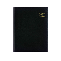 Brepols Agenda Ambassador Lima 2027 agenda journalier avec horaires (1 jour par page) 6 langues - noir 440250