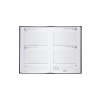 Brepols Agenda Saturnus Lima 2027 agenda journalier avec horaires (2 jours par page) 4 langues - noir 440260 - 2