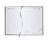 Brepols Agenda Saturnus Luxe Dubletta 2027 agenda journalier avec demi-heures (1 jour par page) 4 langues - gris clair 440258 - 2