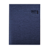 Agenda hebdomadaire Brepols Ecotiming Kazar, format horaire, 2027, bleu foncé (1 semaine par 2 pages), 6 langues 440306 - 1