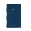 Brepols Breform Polyprop agenda journalier format horaire 2027 (1 jour par page) 6 langues - bleu 440269 - 1