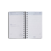 Brepols Breform Polyprop agenda journalier format horaire 2027 (1 jour par page) 6 langues - bleu 440269 - 2