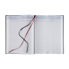 Brepols Bremax Santex agenda journalier 2026 avec répartition par quart d'heure (1 jour par 2 pages) 6 langues - bordeaux 0.002.1345.04.6.0 262403 - 2