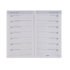 Brepols Breplan recharge pour agenda hebdomadaire 2027 (1 semaine par page) 6 langues 440327 - 1