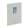 Brepols Bretime Coral 16 mois agenda semainier avec affichage par heure 2026-2027 (1 semaine par 2 pages) 6 langues - vert clair 440183 - 1