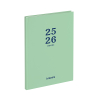Brepols Bretime Coral agenda semainier 16 mois avec répartition par heure 2025-2026 (1 semaine sur 2 pages) 6 langues - vert 2.066.0285.99.6.0GR 262384 - 1