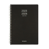 Brepols Bretime Polyprop agenda semainier 16 mois avec répartition par heure 2025-2026 (1 semaine sur 2 pages) 6 langues - noir 2.066.4910.01.4.0 262385 - 1