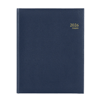 Brepols Concorde Lima agenda semainier 2026 avec répartition par heure (1 semaine sur 2 pages) 6 langues - bleu 0.240.1256.06.6.0 262415
