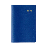 Brepols Delta Genova agenda hebdomadaire 2027 (1 semaine par 2 pages) 6 langues - bleu 440330