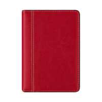 Brepols Delta Palermo agenda hebdomadaire 2027 (1 semaine par 2 pages) 6 langues - rouge 440332
