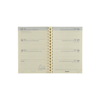 Brepols Delta recharge pour agenda hebdomadaire 2027 (1 semaine par 2 pages) 6 langues 440333