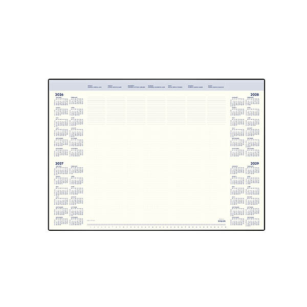 Brepols Desk Mate Seta sous-main 2027-2030 (35 feuilles) 4 langues 440224 - 1