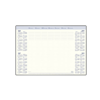 Brepols Desk Mate Seta sous-main 2027-2030 (35 feuilles) 4 langues 440224