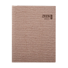 Brepols Ecotiming Kazar agenda semainier 2026 avec répartition par heure (1 semaine sur 2 pages) 6 langues - marron 0.180.0685.99.6.0BR 262484 - 1