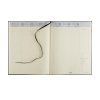 Brepols Essenz agenda semainier 16 mois avec répartition par heure 2025-2026 4 langues (1 semaine sur 2 pages) - anthracite 2.242.0674.15.6.0 261045 - 2