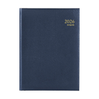 Brepols Euro Lima agenda journalier 2026 avec répartition par heure (1 jour par page) 6 langues - bleu 0.224.1256.06.6.0 262430