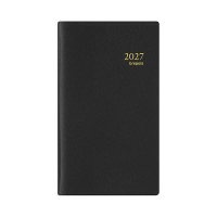 Brepols Interplan Genova agenda hebdomadaire 2027 (1 semaine sur 2 pages) 6 langues - noir 440220