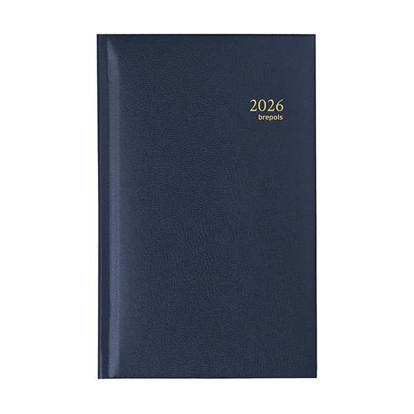 Brepols Interplan Lima agenda semainier 2026 (1 semaine sur 2 pages) 6 langues - bleu 0.736.1255.06.6.0 262493 - 1