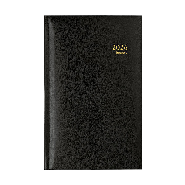 Brepols Interplan Lima agenda semainier 2026 (1 semaine sur 2 pages) 6 langues - noir 0.736.1255.01.6.0 262420 - 1