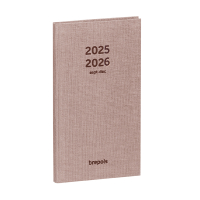Brepols Interplan Nature agenda semainier 16 mois 2025-2026 (1 semaine par page) 6 langues - beige 2.730.5425.99.6.0BEIGE 262395