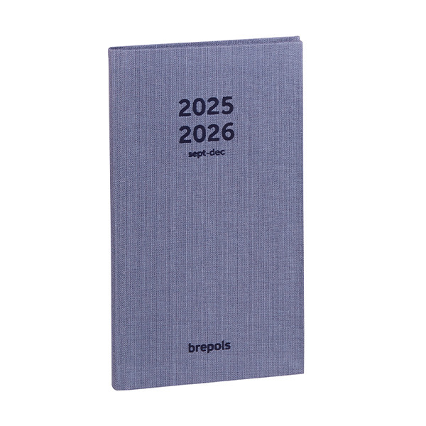 Brepols Interplan Nature agenda semainier 16 mois 2025-2026 (1 semaine par page) 6 langues - bleu 2.730.5425.99.6.0BL 262393 - 1
