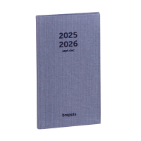 Brepols Interplan Nature agenda semainier 16 mois 2025-2026 (1 semaine par page) 6 langues - bleu 2.730.5425.99.6.0BL 262393
