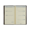 Brepols Interplan Palermo agenda hebdomadaire 2027 (1 semaine par 2 pages) 6 langues - brun 440316 - 2