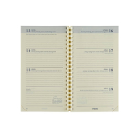 Brepols Interplan recharge pour agenda semainier 2027 (1 semaine par 2 pages) 6 langues 440221