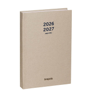 Brepols Nature 16 mois agenda semainier 2026-2027 (1 semaine par page) 4 langues - beige 440190