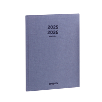 Brepols Nature agenda semainier 16 mois 2025-2026 (1 semaine par page) 4 langues - bleu 2.064.5425.99.6.0BL 262390