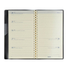 Brepols Notaplan Genova agenda hebdomadaire 2027 (1 semaine par 2 pages) 4 langues - noir 440324 - 2