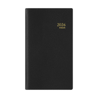 Brepols Notaplan Genova agenda semainier 2026 (1 semaine sur 2 pages) 4 langues - noir 0.716.2051.01.2.0 262503