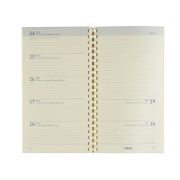 Brepols Notaplan recharge pour agenda hebdomadaire 2027 (1 semaine par 2 pages) 6 langues 440325