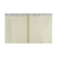 Brepols Omega 27 recharge d'agenda semainier 2026 (1 semaine sur 2 pages) 5 langues 0.234.9900.00.2.0 262480