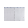 Brepols Omega Calpe agenda hebdomadaire 2027 (1 semaine par 2 pages) 6 langues - noir 440298 - 2
