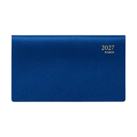 Brepols Omniplan Genova agenda hebdomadaire format horaire 2027 (1 semaine par 2 pages) 6 langues - bleu 440322