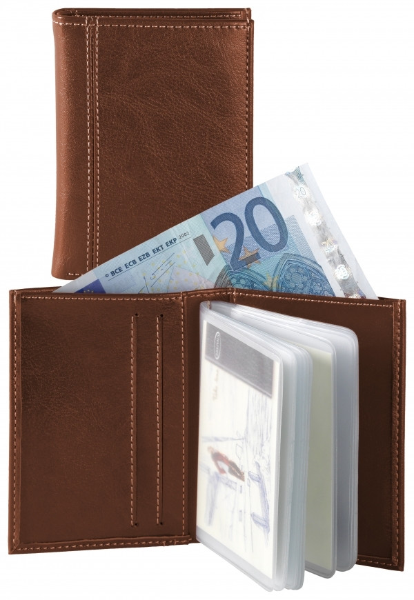 Brepols Palermo porte-billets marron pour 20 cartes 400389 - 1
