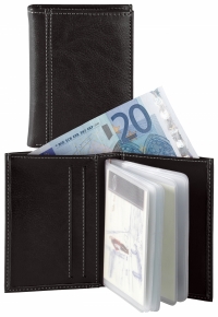 Brepols Palermo porte-billets noir pour 20 cartes 3.851.3306.01.0.0 400388