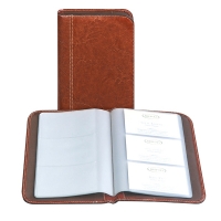 Brepols Palermo porte-cartes de visite pour 144 cartes - marron 3.852.3306.03.0.0 400393