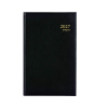 Brepols Saturnus Basic Lima agenda journalier 2027 (1 jour par page) 4 langues avec divisions par demi-heure - noir 440270 - 1