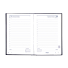 Brepols Saturnus Lima Basic agenda journalier 2026 avec répartition par demi-heure (1 jour par page) 4 langues - noir 0.015.1255.01.6.0 262445 - 2