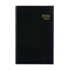 Brepols Saturnus Lima agenda journalier 2026 avec répartition par heure (2 jours par page) 4 langues - noir 0.221.1255.01.6.0 262437 - 1
