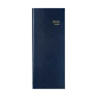 Brepols Saturnus Lima agenda journalier 2026 avec répartition par quart d'heure (1 jour par page) 4 langues - bleu 0.111.1255.06.6.0 262406