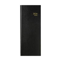 Brepols Saturnus Lima agenda journalier 2026 avec répartition par quart d'heure (1 jour par page) 4 langues - noir 0.111.1255.01.6.0 262405