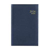 Brepols Saturnus Lima agenda semainier 2026 (1 semaine sur 2 pages) 4 langues - bleu 0.231.1255.06.6.0 262439